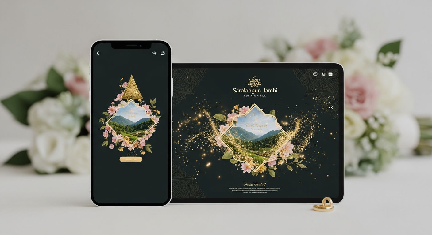 Gebrak Tradisi di Sarolangun! Undangan Pernikahan Website Digital Premium 3D Motion: Ciptakan Momen Tak Terlupakan Anda