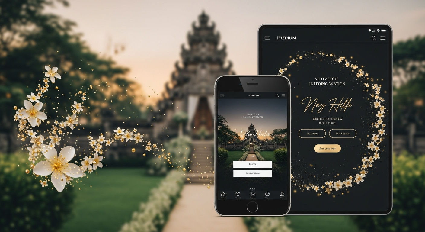 Undangan Pernikahan Website Digital Premium 3D Motion di Kabupaten Badung: Wujudkan Momen Impianmu Jadi Nyata!