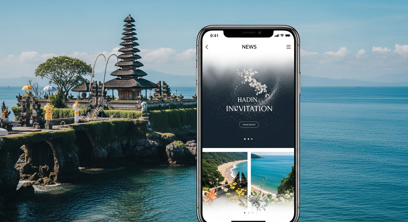 Wujudkan Pernikahan Impian di Klungkung: Undangan Pernikahan Website Digital Premium 3D Motion yang Memukau!