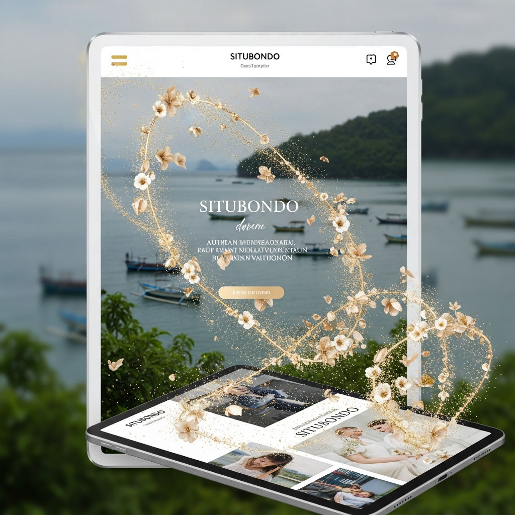 Wujudkan Pernikahan Impian Anda: Undangan Pernikahan Website Digital Premium 3D Motion Eksklusif di Kabupaten Situbondo