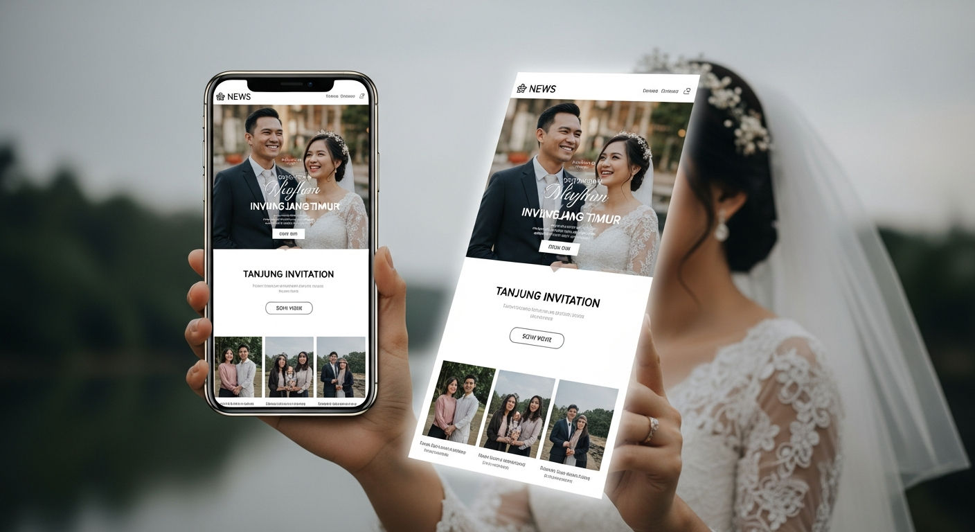 Bikin Tamu Auto Kagum! Undangan Pernikahan Website Digital Premium 3D Motion di Kabupaten Tanjung Jabung Timur