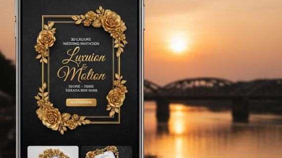 Undangan Pernikahan Website Digital Premium 3D Motion Di Kota Banjarmasin