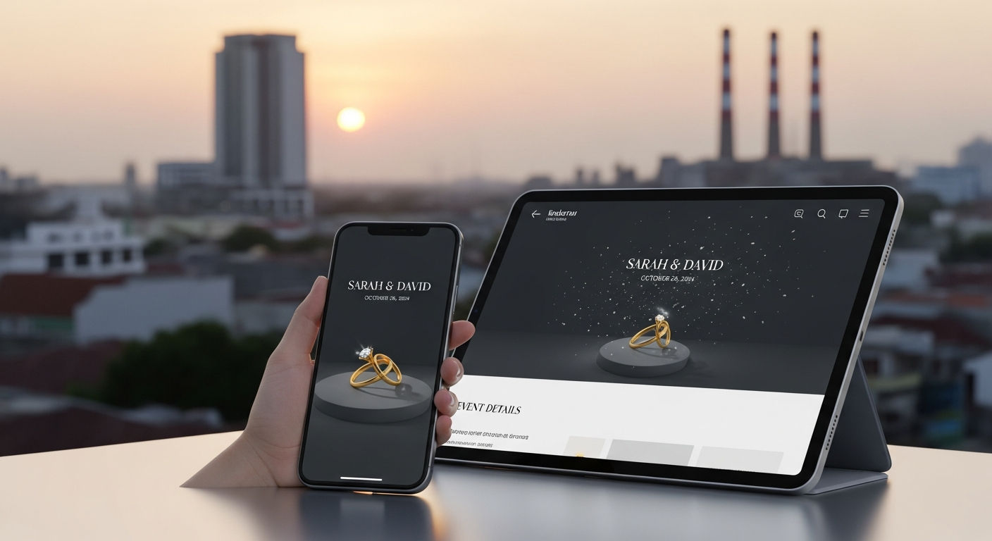Undangan Pernikahan Website Digital Premium 3D Motion di Kota Cilegon: Wujudkan Momen Impian Tak Terlupakan!