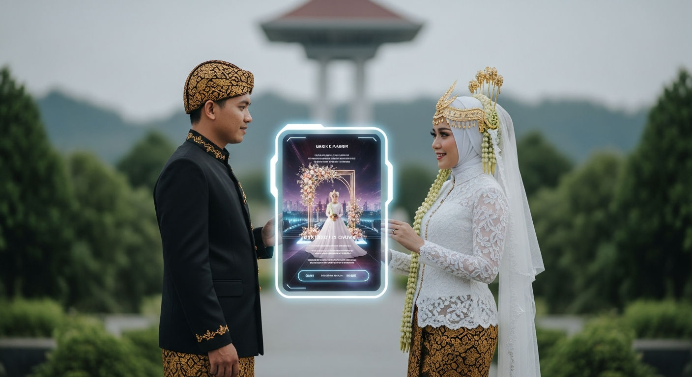 Mewah, Beda, dan Tak Terlupakan: Undangan Pernikahan Website Digital Premium 3D Motion Di Kota Jambi