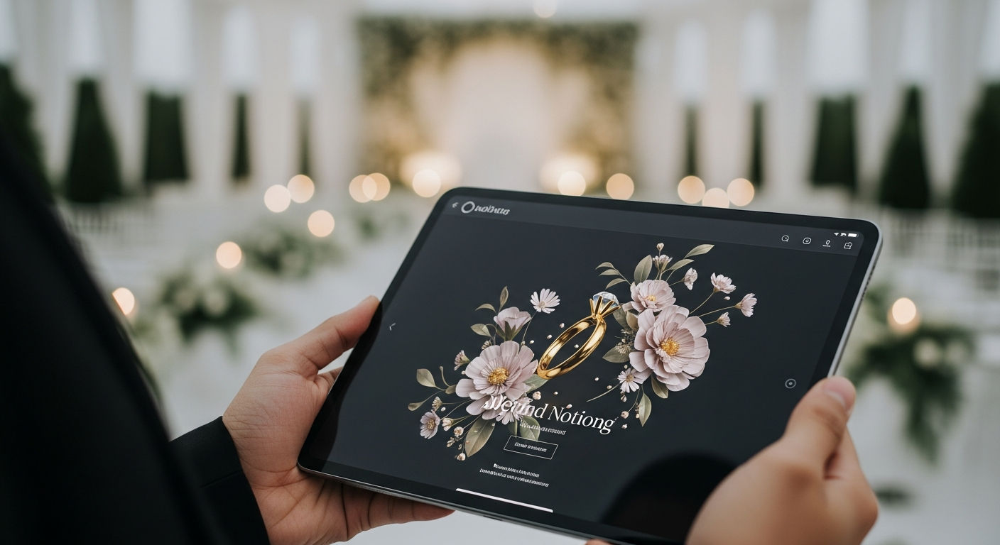 Undangan Pernikahan Website Digital Premium 3D Motion Di Kota Tangerang Selatan: Momen Impianmu, Pesta Digitalmu!