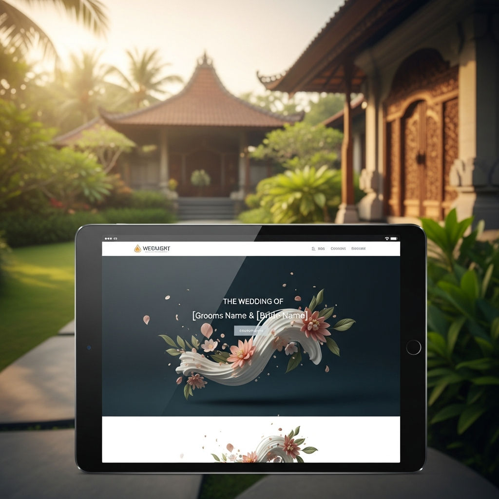 Undangan Pernikahan Website Digital Premium 3D Motion: Solusi Elegan untuk Momen Spesial Anda di Kabupaten Pati